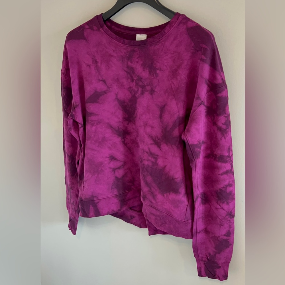 All In Motion Tie-Dye Athleisure Sweatshirt. - Picture 4 of 8